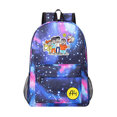 Children's School Backpack A4 Print Boy Girl Men Women Travel Bagpack