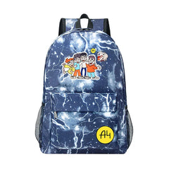 Children's School Backpack A4 Print Boy Girl Men Women Travel Bagpack