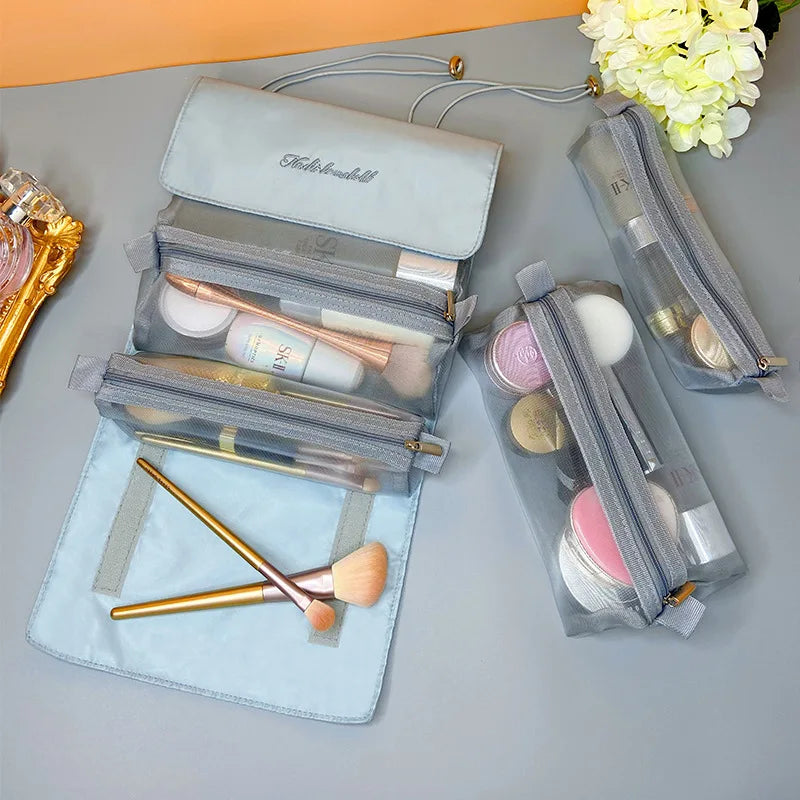 Waterproof Zipper Cosmetic Bag Beauty Case Make Up Organizer