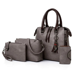 Plaid Women Bags Tassel Purses Shoulder Bags for Women