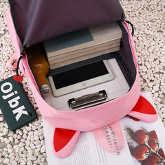 4 Piece Schoolbags For Teenage Girls Print Women Backpack