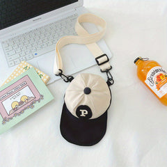 Sweet Hat Shaped Messenger Bag Outdoor Coin Purse Girls Accessories