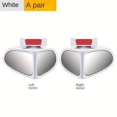 2pcs Car Rearview Mirror Wide Angle Blind Zone