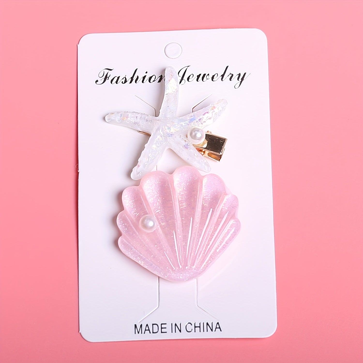 Mermaid Shell Hair Clip for Girls