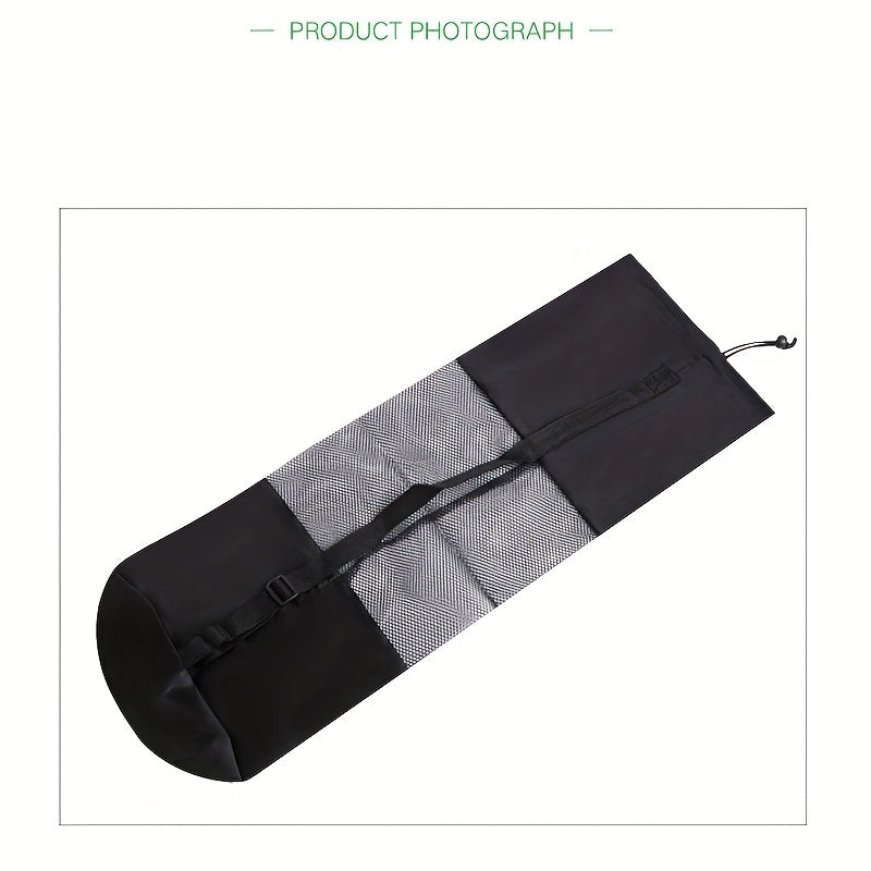 Portable Mesh Storage Bag for Yoga Mat & Sports Towel