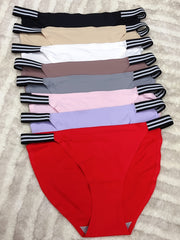 8-Pack Low Waist Seamless Panties Women's Lingerie Underwear
