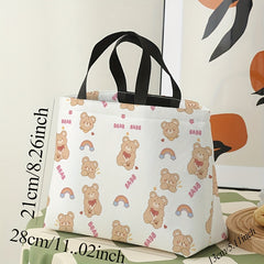 Bear Portable Lunch Bag Waterproof Insulated Outdoor Picnic Travel