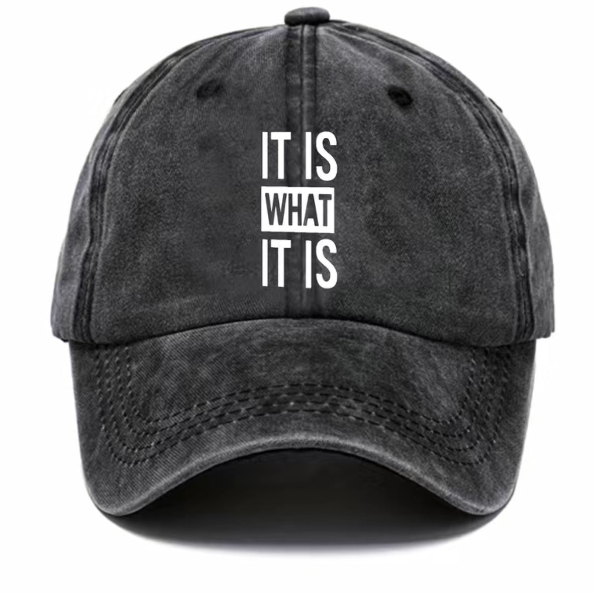 Vintage Distressed Baseball Cap Trucker Hat Denim Washed Funny Party Dad Golf