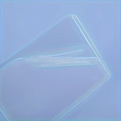 10pcs Clear Postcard Small Card Holders - Vertical & Horizontal Style