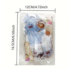 260pcs Retro Scrapbooking Paper Stickers DIY Decoration
