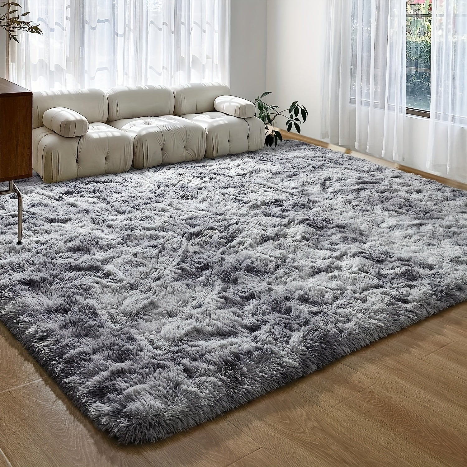 Soft Indoor Rectangle Plush Rug