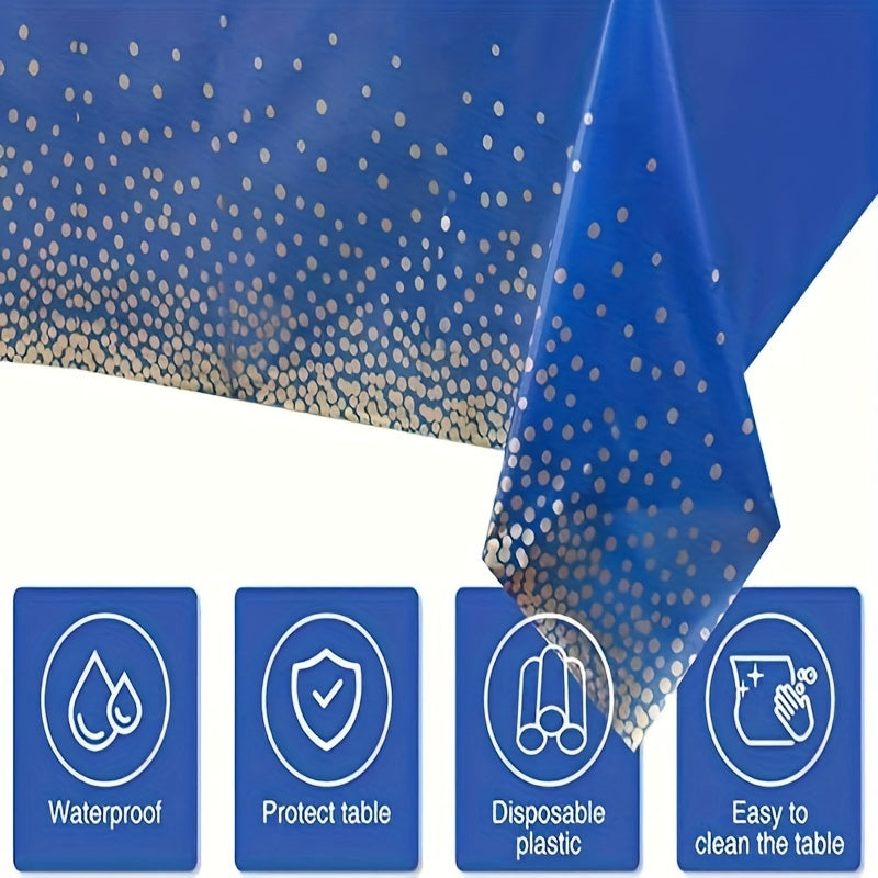 1pc Disposable Tablecloth For Birthday Wedding Party