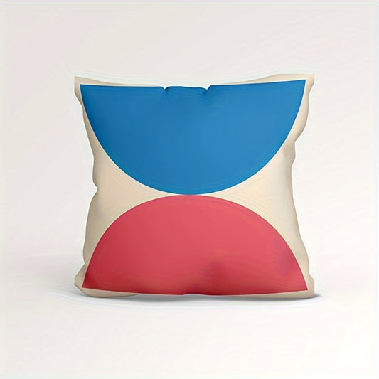 Vintage Geometric Print Pillow Cover Retro Sofa Home Decor