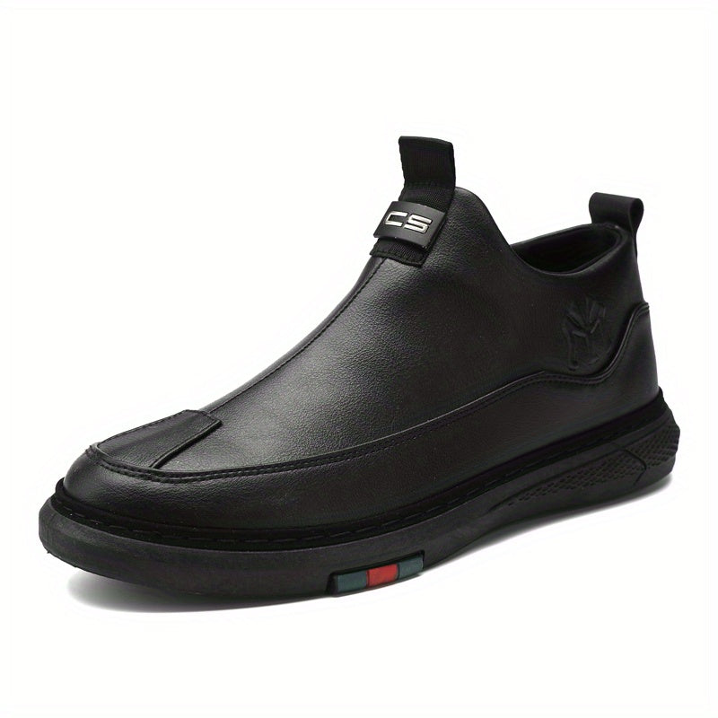Men's Casual PU Mid Sneakers Outdoor Sports Shoes