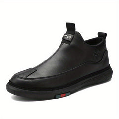 Men's Casual PU Mid Sneakers Outdoor Sports Shoes