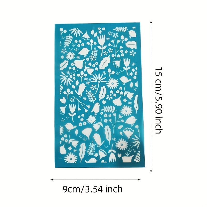 Polymer Silk Screen Printing Template Clay Earrings Net Version