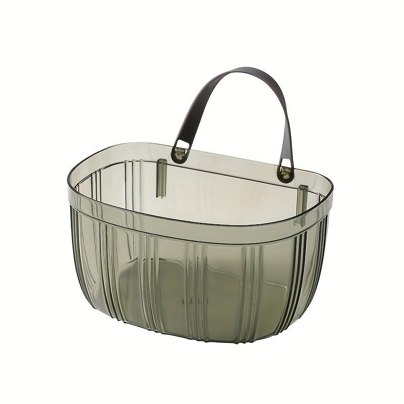 Wall Mounted Storage Basket Kitchen Shelf Box Onion Ginger Garlic Hanging Basket