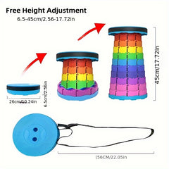 Portable Folding Telescopic Stool Lightweight Rest Chair