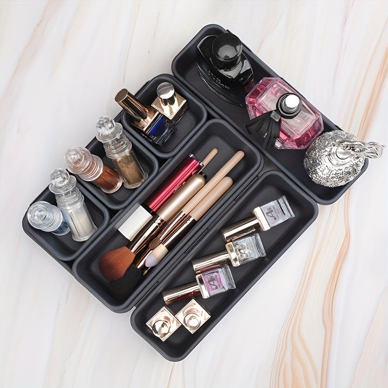 Drawer Cosmetic Organizer Storage Box Dustproof Household Desktop Fruit Holder