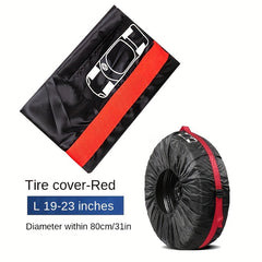 190T Polyester Tire Cover Car Spare Tire Cover Snow Tire Storage Bag
