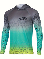 Men's Gradient Hoodie Anti UV Sunscreen Sun Protection Fishing Shirt
