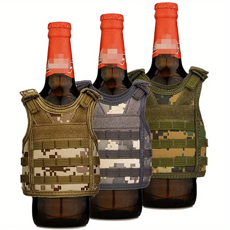 3pcs Outdoor Mini Vest Beer Cover Fun Decoration Beverage Holder