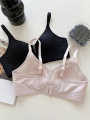 2pcs Mesh Wireless Push Up Bra Breathable Lingerie