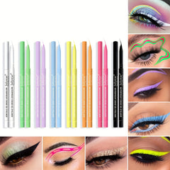 Fluorescent Eyeliner Pen Waterproof Luminous Long Lasting Matte
