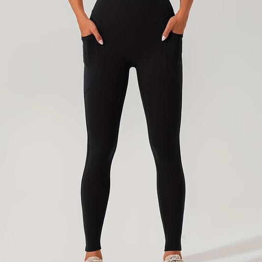 High Waist Hip Lifting Yoga Pants With Pocket