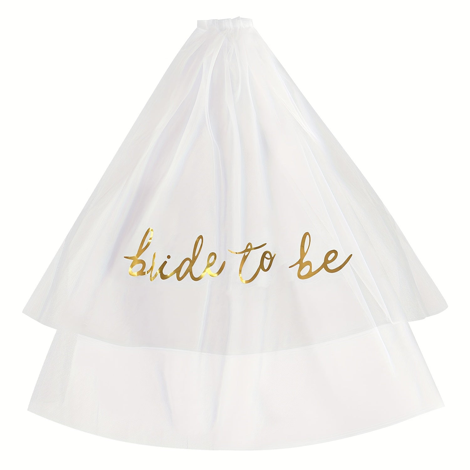 Double Layer Floral Bridal Veil Headband European & American Style