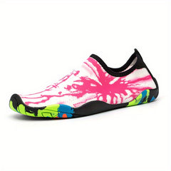 Women's Spider Pattern Water Shoes Quick Drying Slip On Shoes