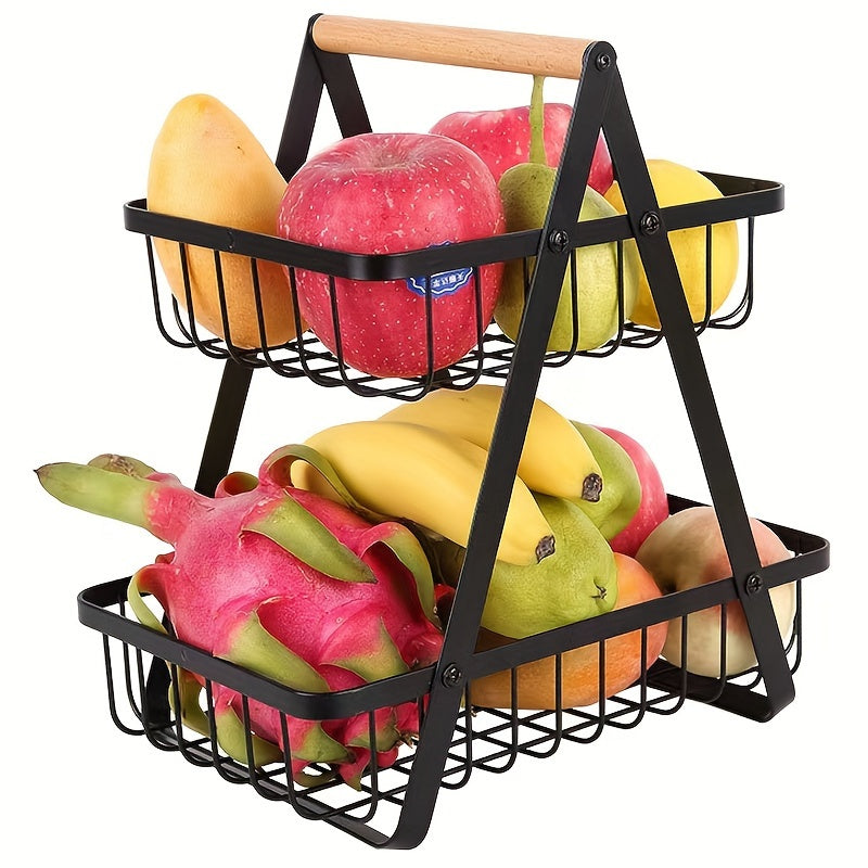 Detachable Storage Rack Fruit And Vegetable Storage Basket Iron Storage Box