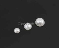 400g Bag Vintage Ivory Pearl Beads 6-14mm for Jewelry Making