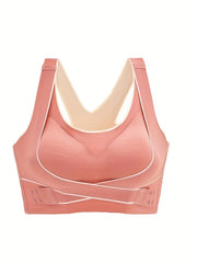 Seamless Wireless Sports Bra Breathable Push Up Bra
