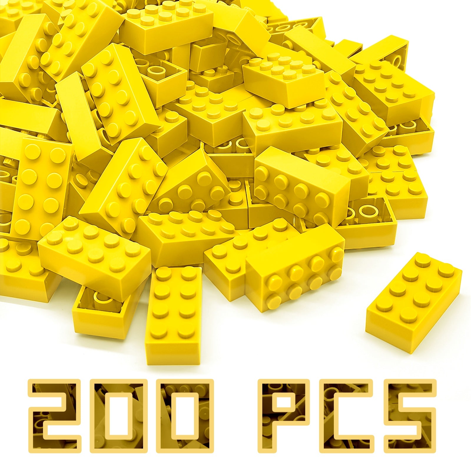 Classic 2X4 Building Blocks Toy Set Compatible with Major Brands