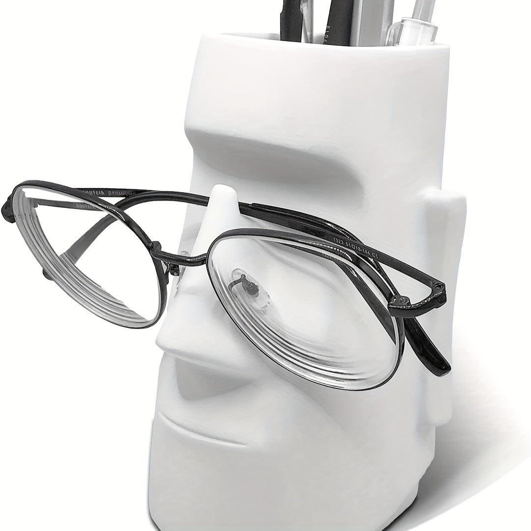 Pen Holder for Desk with Glasses Holder Makeup Brush Office Desk Accessories
