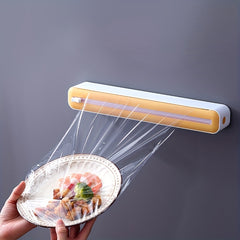 Adjustable Fresh Keeping Film Cutter Wall Mount Kitchen Storage Cutter