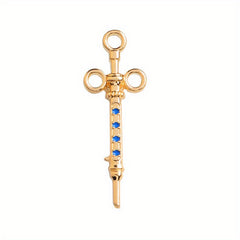 Golden Syringe Brooch Pins For Medical Professional