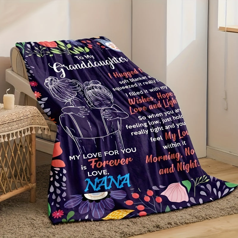 Winter Warm Flannel Blanket Soft Throw for Couch Bed Sofa