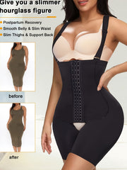 Women Shapewear Bodysuit Tummy Control Waist Trainer Full Body Support