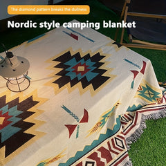 Retro Leisure Seat Cushion 70X51 Inch Polyester Cotton Material