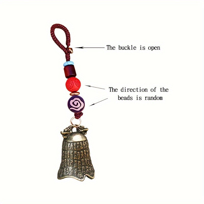 Retro Animal Pig Head Turtle Shell Gourd Dragon Head Keychain Pendant