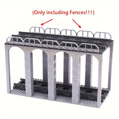 9pcs Farm Garden Ranch Building Block Set DIY Animal Scene ABS Material