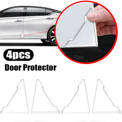 Car Door Corner Anti Collision Covers Transparent Silicone Protector Stickers