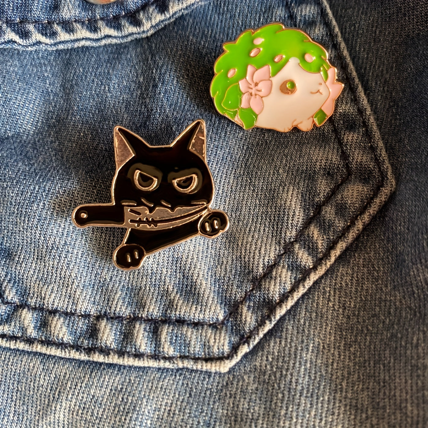Anime Style Enamel Pins Set, Metal Badges for Boys