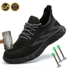 Men's Anti-Puncture Anti-Smash Safety Work Shoes