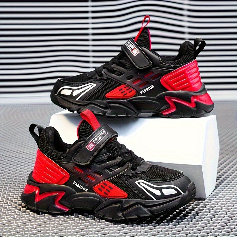 Boy's Chunky Shoes Comfy Non Slip Casual Soft Sole Sneakers For Kids