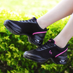 Arch Support Non Slip Wear Resistance Dance Shoes Mesh Breathable Comfortable