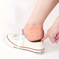 2pcs Silicone Heel Stickers Protect Cracked Feet Foot Protector
