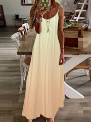 Sleeveless Beach Dress Loose Stylish Summer Trapeze Dress Women's Clothing